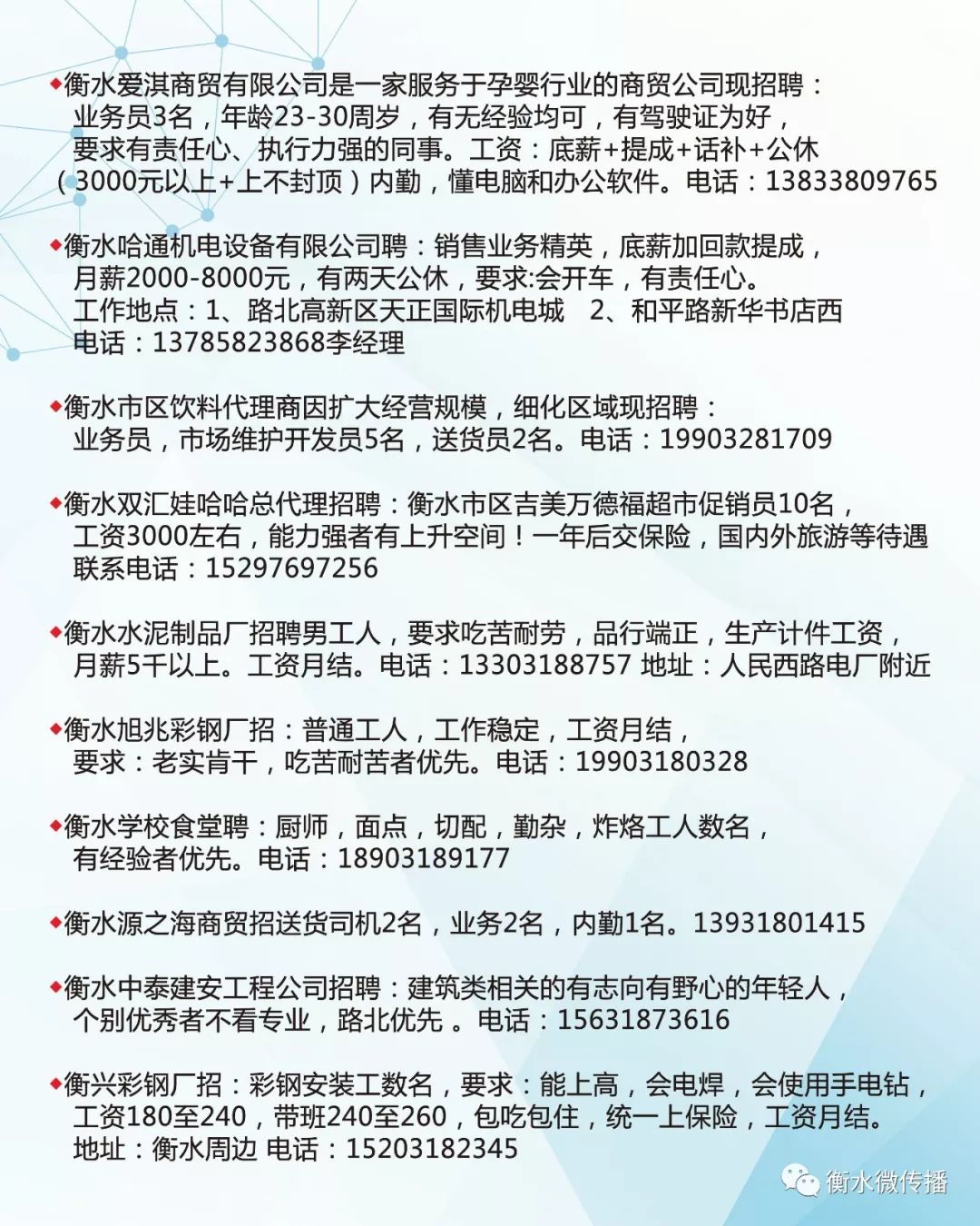 永城市信息港最新招聘动态概览