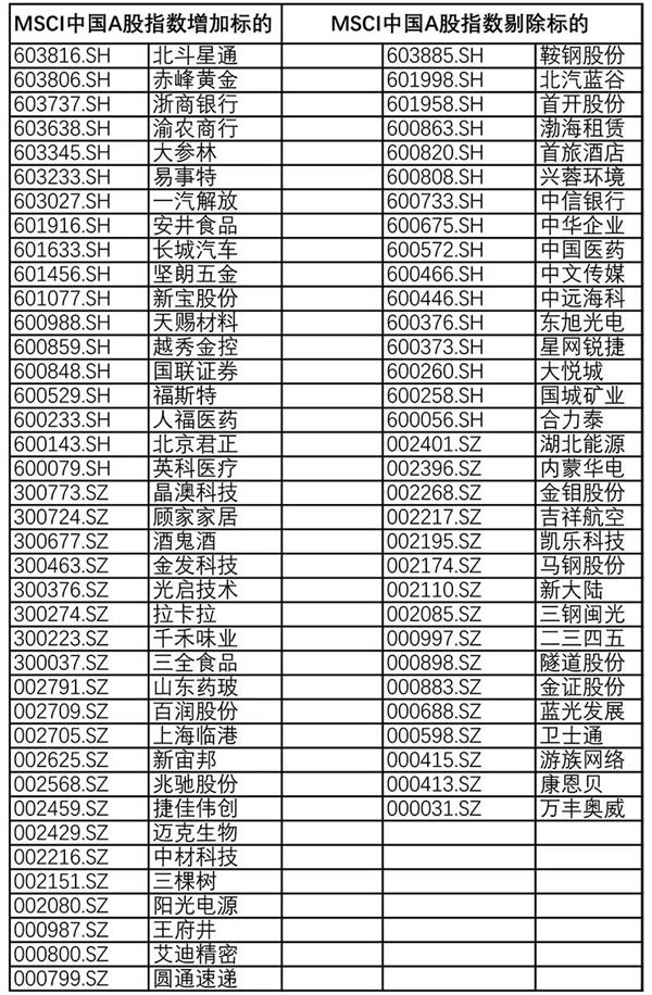 最新MSCI中国A股成分股解读与洞察指南